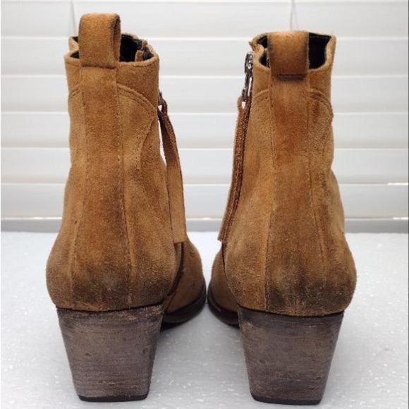 GOLO Lasso Western Revival Boho Suede Snip Toe Ankle Boots - Picture 10 of 16
